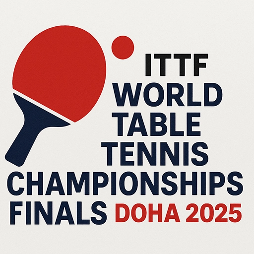 Logo laman berita dengan ramalan tentang kejohanan ITTF World Table Tennis Championships Finals Doha 2025.